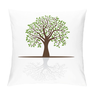 Personality  Tree Casts A Shadow, A Place For Text Pillow Covers