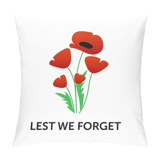 Personality  Remembrance Day Poster Pillow Covers