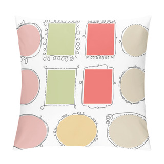 Personality  Cute Doodle Frames Pillow Covers