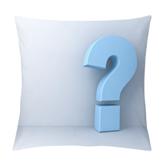 Personality  Question Mark On White Pillow Covers