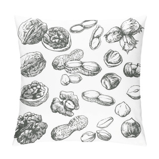 Personality  Seeds And Nuts Pillow Covers