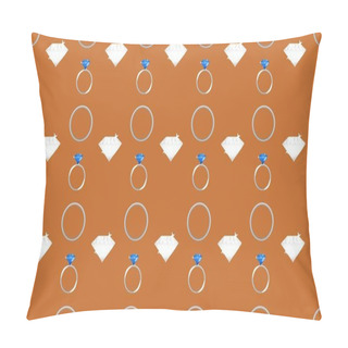 Personality Colored Background With Different Accessories Pillow Covers