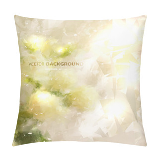Personality  Romantic Flower Background For Summer Design Pillow Covers