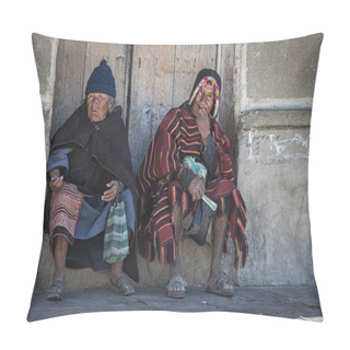 Personality  The Traditional Local Sunday Market Of Tarabuco, Bolivia - South America - Rag Dolls Pillow Covers