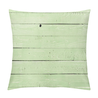Personality  Green Wooden Background Pillow Covers