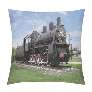 Personality  Russian Steam Locomotive Of The Early 20th Century. It Was Made  Pillow Covers