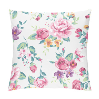 Personality  Vintage Tropical Flower Pattern Vector Pillow Covers