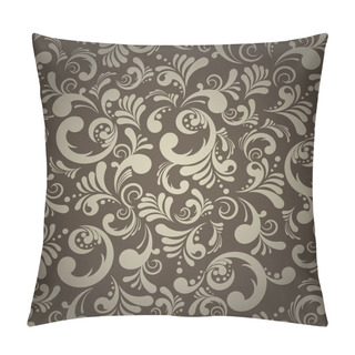 Personality  Seamless Pattern With Floral Ornament Pillow Covers