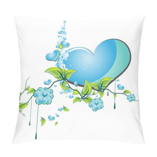 Personality  Flowers Love Heart Pillow Covers