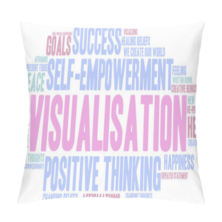 Personality  Visualisation Word Cloud Pillow Covers
