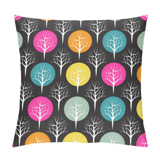 Personality  Colorful Forest Seamless Pattern Pillow Covers
