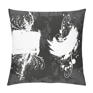 Personality  Set Of Grunge Frames Pillow Covers