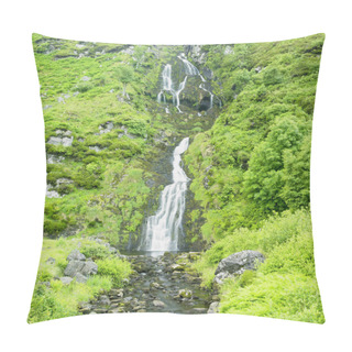 Personality  Assarancagh Waterfall, County Donegal, Ireland Pillow Covers