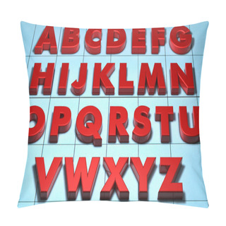 Personality  3D Alphabet Pillow Covers