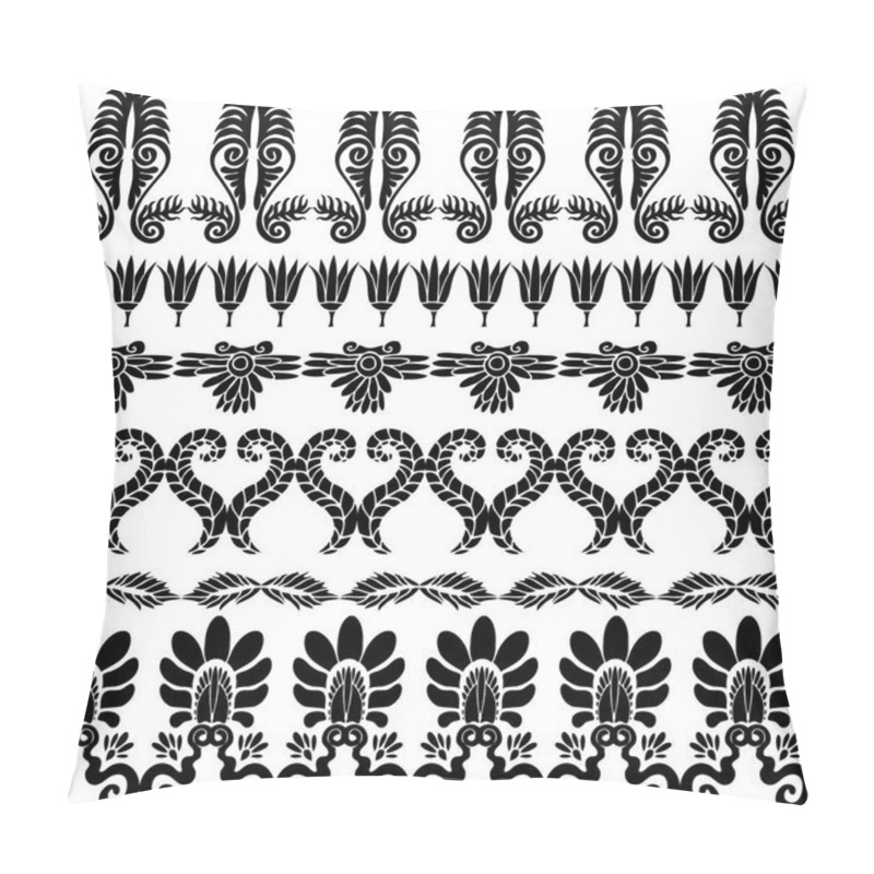 Personality  Set of hand drawn ancient Egyptian, Greek and Roman ornaments.  pillow covers