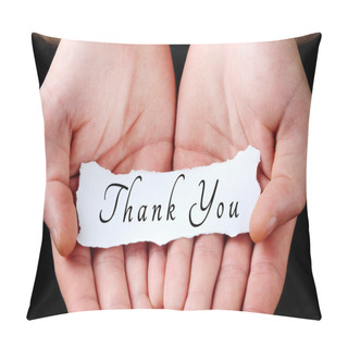Personality Man Holding Word Pillow Covers