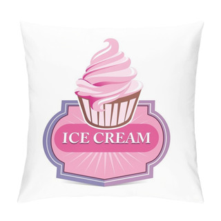 Personality  Logo Ice Cream Sandwich Drink Lovely Lollipop Pink Kids Pillow Covers