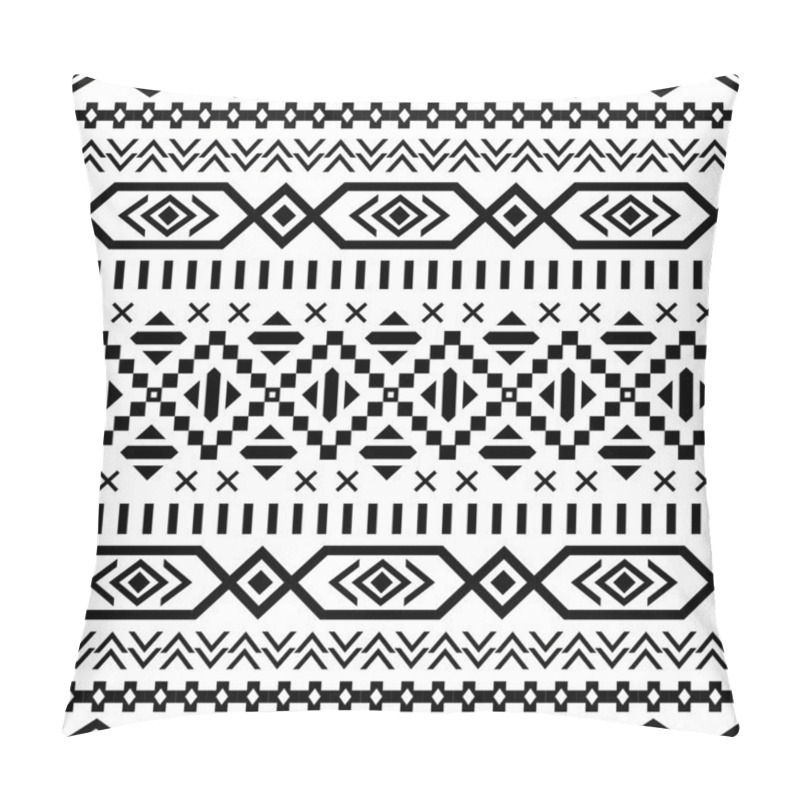 Personality  Ethnic Striped Seamless Pattern. Pillow Covers