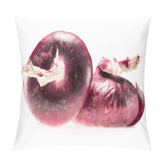 Personality  Two Fresh Ripe Red Onions Pillow Covers