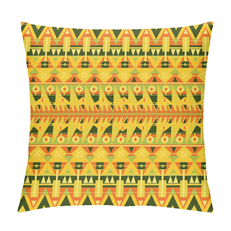 Personality  Seamless geometric pattern in aztec style. pillow covers