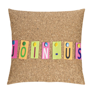 Personality  Join Us Word Pillow Covers