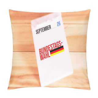 Personality  A Calendar And The 2021 Federal Election Pillow Covers