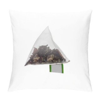 Personality  Luxury Pyramid Teabag Isolated On White Pillow Covers
