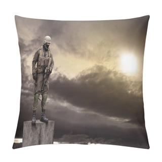 Personality  Soldier On Watch Tower Pillow Covers