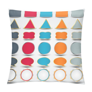 Personality  Vector Buttons Vector Illustration  Pillow Covers