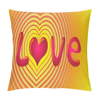 Personality  Vector Colorful Love Message Pillow Covers