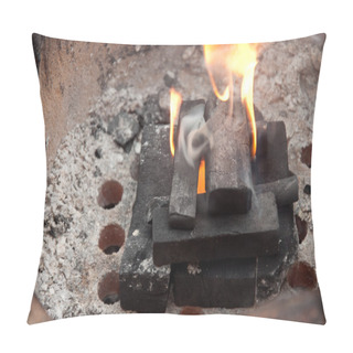 Personality  Coal Stove Pillow Covers