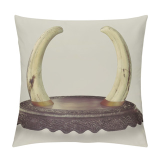 Personality  Podium Tusks Pillow Covers