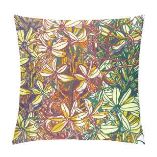 Personality  Vintage Ornamental Seamless Pattern With Flowers. EPS 10 Pillow Covers
