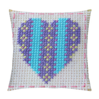 Personality  Heart, Embroidery, Valentines. Valentine's Day Pillow Covers