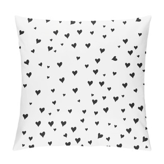 Personality  Seamless Background With Hearts. Pillow Covers