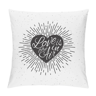 Personality  Sparkling Heart Lettering Pillow Covers