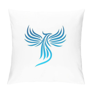 Personality  Phoenix Vector Template Pillow Covers