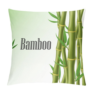 Personality  Bamboo Text Frame Pillow Covers
