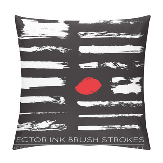 Personality  Pen Ink Brush Strokes Pillow Covers
