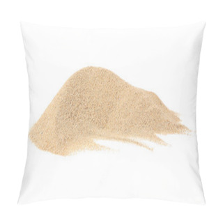 Personality  Heap Of Beach Sand Isolated On White Pillow Covers