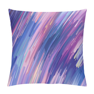 Personality  Digital Painting Abstract Background Pillow Covers