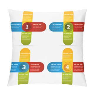 Personality  Options Banners. Vector Illustration.  Pillow Covers