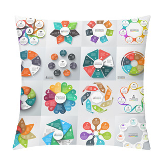Personality  Big Set Elements For Infographic. Pillow Covers