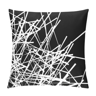 Personality  Abstract Random Lines Background Pillow Covers