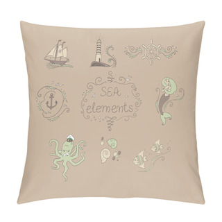 Personality  Sea Set Pillow Covers