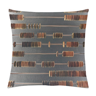 Personality  Abacus Or Counting Frame Closeup Pillow Covers