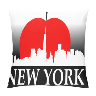 Personality  New York Big Apple Pillow Covers