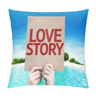 Personality  Love Story Card Pillow Covers