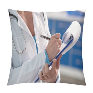 Personality  Female Doctor In Hospital Pillow Covers