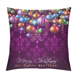 Personality  Christmas Vintage Classic Background  Pillow Covers